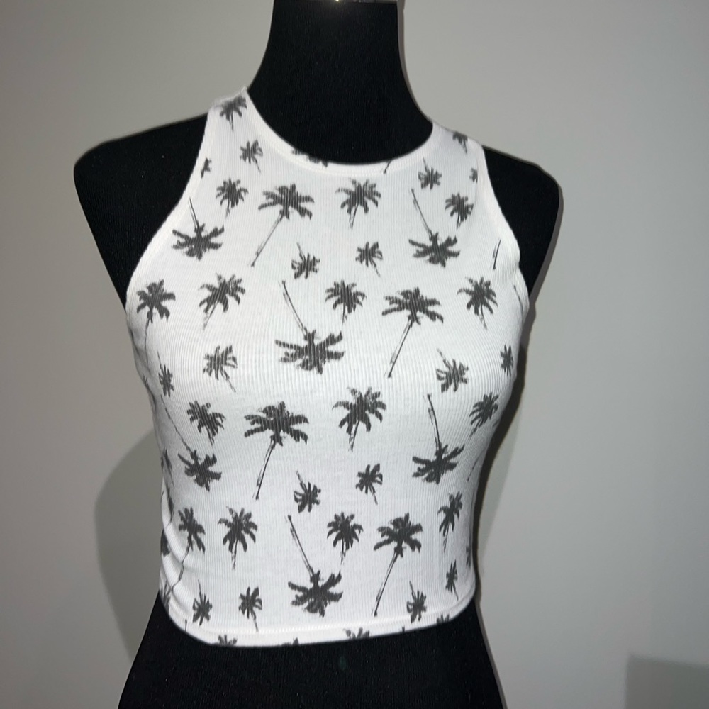 Hollister cropped sleeveless top